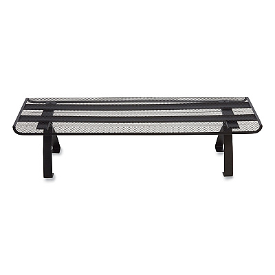 TRU RED Wire Mesh Raised Shelf, 26.57 x 1.5 x 7.48, Black (TUD24402492)