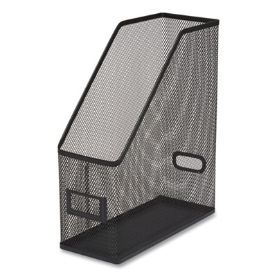 TRU RED Mesh Magazine File, 4.53 x 10.51 x 12.4, Black (TUD24402467)
