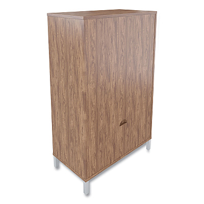 Union & Scale Essentials Laminate Bookcase, Three-Shelf, 28w x 15d x 45.6h, Espresso (UOS24398960)
