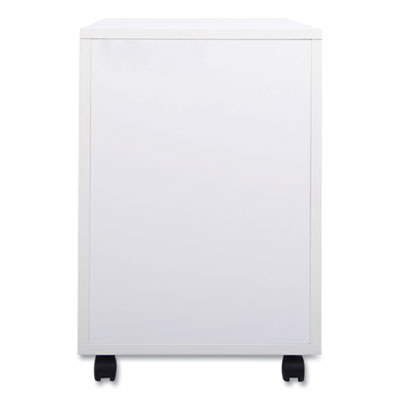 Union & Scale Essentials Mobile Pedestal File, Left or Right, 3-Drawers: Box/Box/File, Legal/Letter, White, 15.6" x 21.3" x 24.3" (UOS24398956)