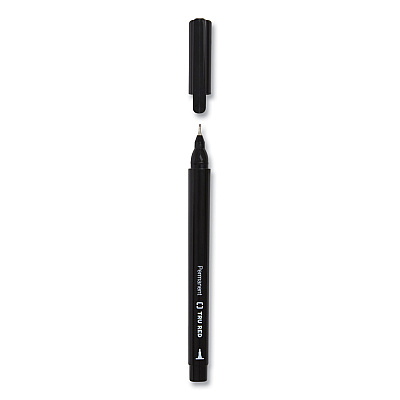 TRU RED Permanent Marker, Tank-Style, Medium Chisel Tip, Black, 5/Pack (TUD24376594)