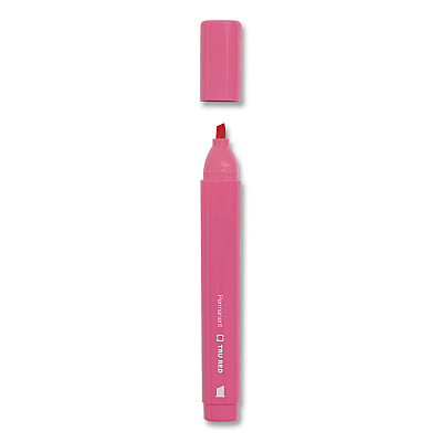 TRU RED Permanent Marker, Tank-Style, Medium Chisel Tip, Assorted Colors, 12/Pack (TUD24376662)