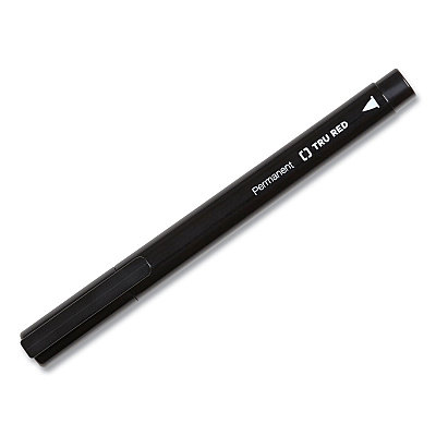 TRU RED Permanent Marker, Pen-Style, Fine Bullet Tip, Black, 36/Pack (TUD24376667)