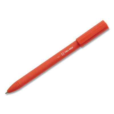TRU RED Quick Dry Gel Pen, Stick, Medium 0.7 mm, Assorted Ink and Barrel Colors, 12/Pack (TUD24377015)