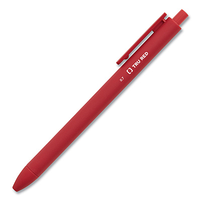 TRU RED Quick Dry Gel Pen, Retractable, Medium 0.7 mm, Assorted Ink and Barrel Colors, 5/Pack (TUD24377024)