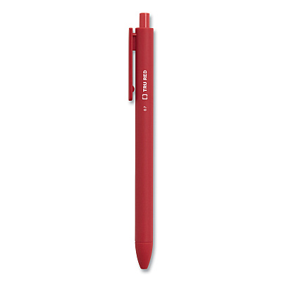 TRU RED Quick Dry Gel Pen, Retractable, Medium 0.7 mm, Assorted Ink and Barrel Colors, 5/Pack (TUD24377024)