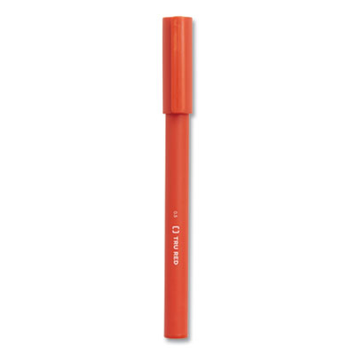 TRU RED Quick Dry Gel Pen, Retractable, Fine 0.5 mm, Assorted Ink and Barrel Colors, 12/Pack (TUD24377039)
