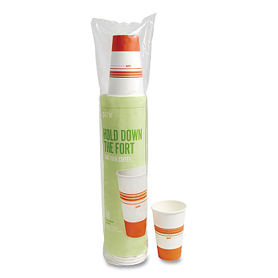 Perk Plastic Cold Cups, 16 oz, Clear, 50/Pack (PRK24353996)
