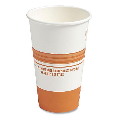 Perk Plastic Cold Cups, 16 oz, Clear, 50/Pack (PRK24353996)