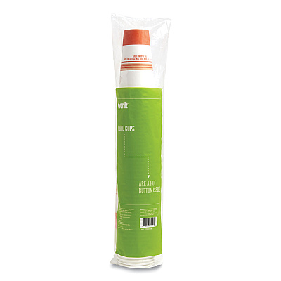 Perk Plastic Cold Cups, 16 oz, Clear, 50/Pack (PRK24353996)