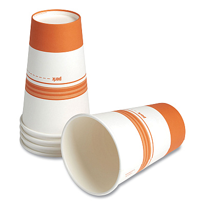 Perk Plastic Cold Cups, 16 oz, Clear, 50/Pack (PRK24353996)