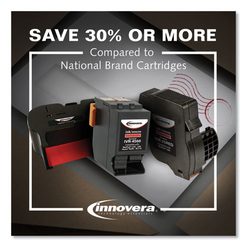 Innovera Compatible Red Postage Meter Ink, Replacement for 765-9 (7659), 8,000 Page-Yield