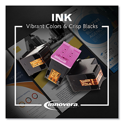 Innovera Remanufactured Cyan High-Yield Ink, Replacement for 951XL (CN046AN), 1,500 Page-Yield (IVR951XLC)