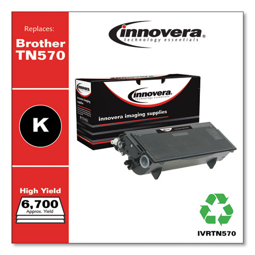 Innovera Remanufactured Black High-Yield Toner, Replacement for TN570, 6,700 Page-Yield