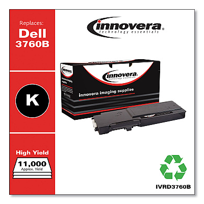 Innovera Remanufactured Black Toner, Replacement for 331-8429, 11,000 Page-Yield (IVRD3760B)