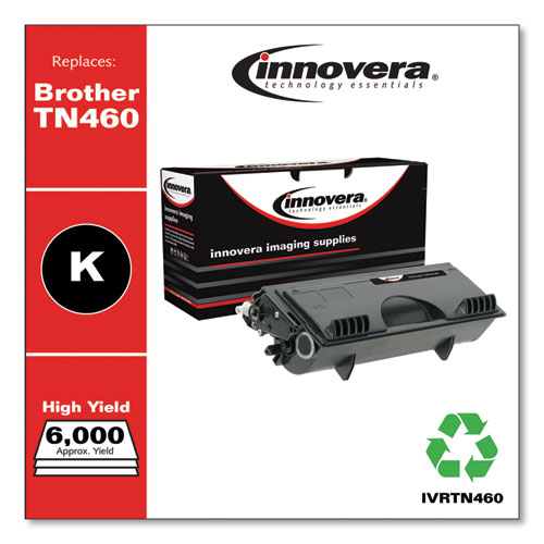 Innovera Remanufactured Black High-Yield Toner, Replacement for TN460, 6,000 Page-Yield