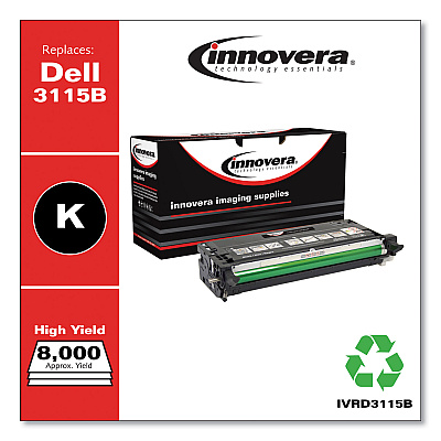 Innovera Remanufactured Black High-Yield Toner, Replacement for 310-8395, 8,000 Page-Yield (IVRD3115B)