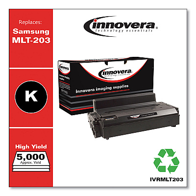 Innovera Remanufactured Black Toner, Replacement for MLT-D203L, 5,000 Page-Yield (IVRMLT203)