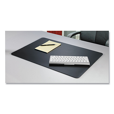 Artistic Rhinolin II Desk Pad with Antimicrobial Protection, 36 x 24, Black (AOPLT812MS)