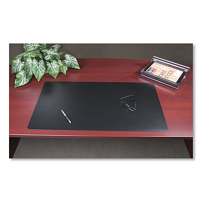 Artistic Rhinolin II Desk Pad with Antimicrobial Protection, 24 x 17, Black (AOPLT412MS)