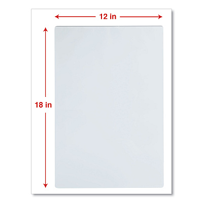 Universal Laminating Pouches, 3 mil, 18" x 12", Gloss Clear, 25/Pack (UNV84640)