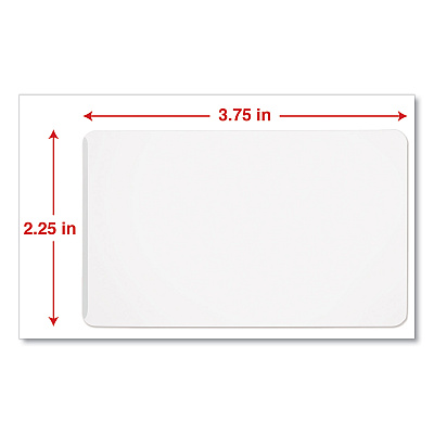 Universal Laminating Pouches, 5 mil, 3.75" x 2.25", Gloss Clear, 100/Box (UNV84642)