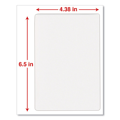Universal Laminating Pouches, 5 mil, 6.5" x 4.38", Gloss Clear, 100/Box (UNV84680)