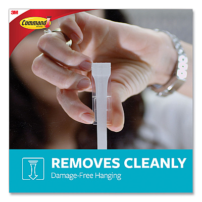 Command Medium Bath Hooks Value Pack, Plastic, White, 3 lb Capacity, 6 Hooks and 6 Strips (MMMBATH186ES)