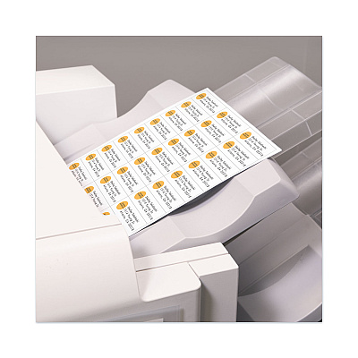 Avery Copier Mailing Labels, Copiers, 1 x 2.81, White, 33/Sheet, 500 Sheets/Box (AVE5334)
