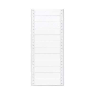 Avery Dot Matrix Printer Mailing Labels, Pin-Fed Printers, 0.94 x 4, White, 5,000/Box (AVE4065)