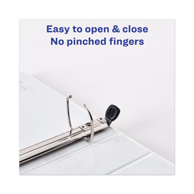 Avery Heavy-Duty View Binder with DuraHinge, One Touch EZD Rings/Extra-Wide Cover, 3 Ring, 1.5" Capacity, 11 x 8.5, White, (1319) (AVE01319)