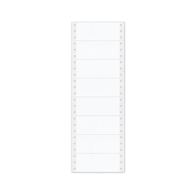 Avery Dot Matrix Printer Mailing Labels, Pin-Fed Printers, 1.44 x 3.5, White, 5,000/Box (AVE4060)