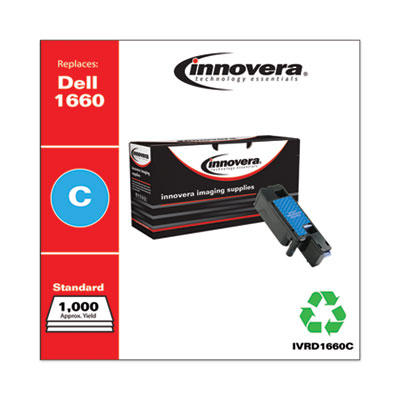 Innovera Remanufactured Cyan Toner, Replacement for 332-0400, 1,000 Page-Yield (IVRD1660C)