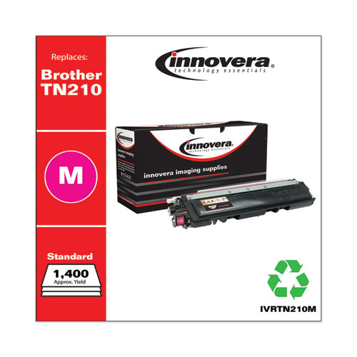 Innovera Remanufactured Magenta Toner, Replacement for TN210M, 1,400 Page-Yield