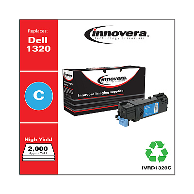 Innovera Remanufactured Cyan High-Yield Toner, Replacement for 310-9060, 2,000 Page-Yield (IVRD1320C)