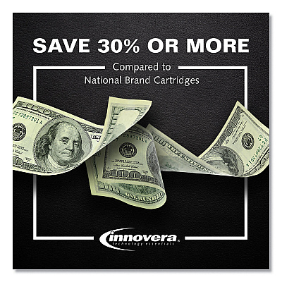 Innovera Remanufactured Cyan High-Yield Toner, Replacement for 202X (CF501X), 2,500 Page-Yield