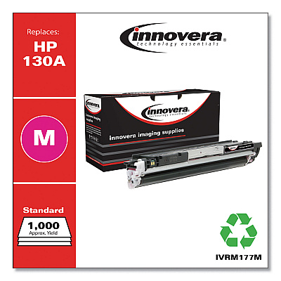 Innovera Remanufactured Magenta Toner, Replacement for 130A (CF353A), 1,000 Page-Yield (IVRM177M)