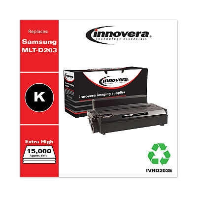 Innovera Remanufactured Black Extra High-Yield Toner, Replacement for MLT-D203E (SU890A), 10,000 Page-Yield