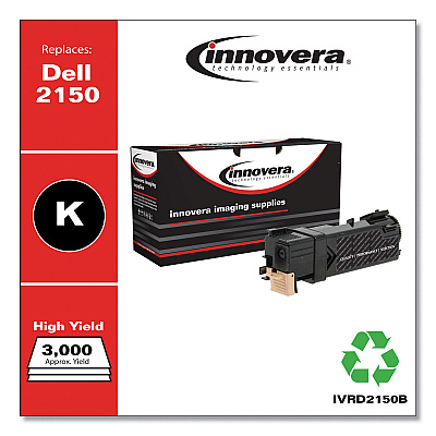 Innovera Remanufactured Black High-Yield Toner, Replacement for 331-0719, 3,000 Page-Yield (IVRD2150B)