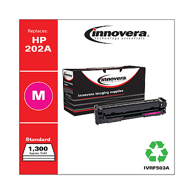 Innovera Remanufactured Magenta Toner, Replacement for 202A (CF503A), 1,300 Page-Yield