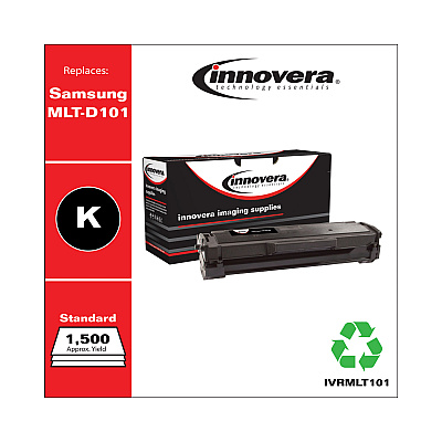 Innovera Remanufactured Black Toner, Replacement for MLT-D101S, 1,500 Page-Yield (IVRMLT101)