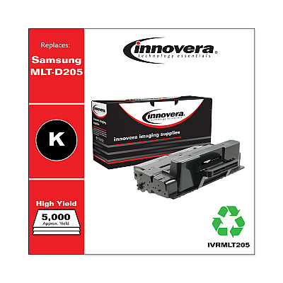 Innovera Remanufactured Black Toner, Replacement for MLT-D205L, 5,000 Page-Yield (IVRMLT205)