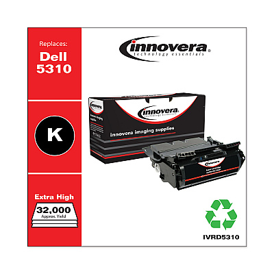 Innovera Remanufactured Black High-Yield Toner, Replacement for 341-2939, 30,000 Page-Yield (IVRD5310)