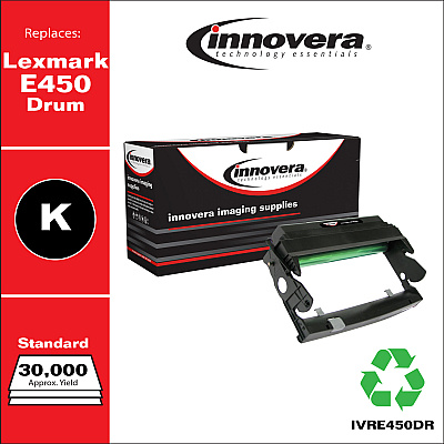 Innovera Remanufactured Black Drum Unit, Replacement for 310-8710, 30,000 Page-Yield (IVRE450DR)