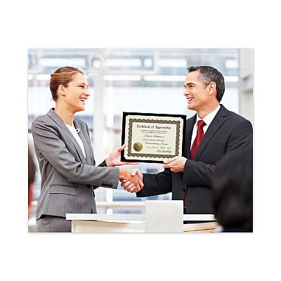 Great Papers Ready-to-Use Certificates, Appreciation, 11 x 8.5, Ivory/Brown/Gold Colors with Brown Border, 6/Pack (COS930000)