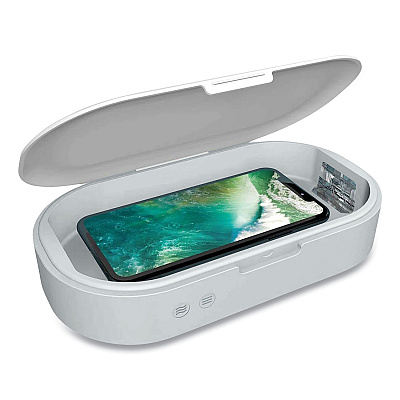 Essential Gear UV Sterilizing Box for Mobile Phones, White (ECAEG4749)