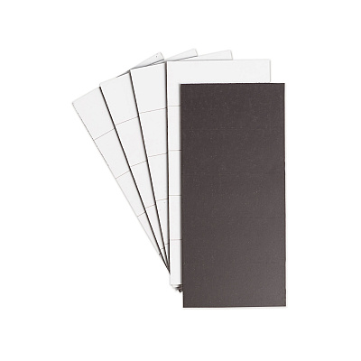 U Brands Dry Erase Magnetic Tape Strips, 2" x 0.88", White, 25/Pack (UBRFM2418)
