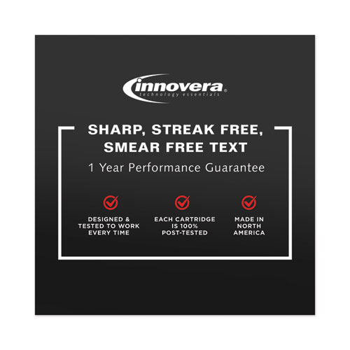 Innovera Remanufactured Black High-Yield Ink, Replacement for 970XL (CN625AM), 9,200 Page-Yield
