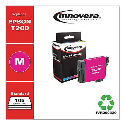 Innovera Remanufactured Magenta Ink, Replacement for T200 (T200320), 165 Page-Yield
