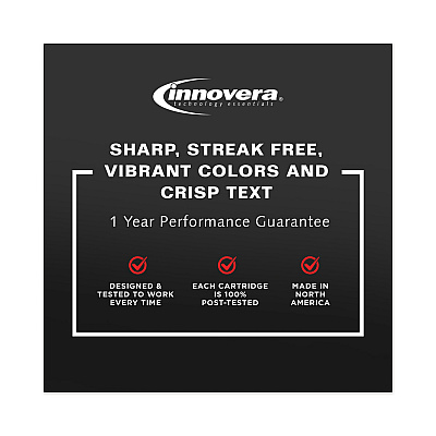 Innovera Remanufactured Yellow High-Yield Ink, Replacement for 971XL (IVRCN628AM), 6,600 Page-Yield